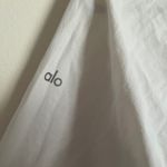 Alo Yoga Cropped 1/4 Zip Alumni Pullover White S Photo 7