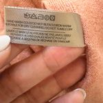 Look By M Apricot V Neck Merino Blend Short Sleeve Knit Poncho Cozy Layering O/S Orange Size undefined Photo 4