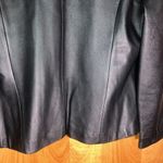 Women’s Black Lather Jacket Size Small Photo 13