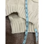 Ganni  Rope Knit Checkerboard Smiley Beige Cardigan Large Collared Preppy Italy Photo 8