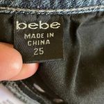 Bebe  Medium Dark Blue Studded SZ 25 Women’s Skinny Mid-Rise Jeans #1016 Photo 12