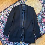 Banana Republic Women’s Tuxedo Style Blazer Black Size 4 Photo 0