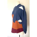 Spirit Jersey  Badlands Patchwork Oversized Cotton Unisex Sweatshirt Sz S Photo 5