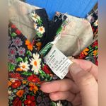 1970s Sears JR Bazaar Corduroy Floral Dress Size undefined Photo 5