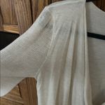 Donna Karan  New York Ivory Cream Cowl Neck Cashmere Sweater Large Photo 2