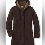 L.L.Bean Women's Kingfield Fleece Hooded Coat Size S Photo 0
