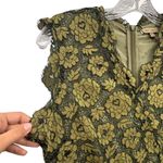Biditirry Women's Floral Lace Jumpsuit Sleeveless‎ Olive Green Wide Leg Romper L Size L Photo 5