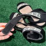 Juicy Couture Juicy by  Black Velcro Platform Block Heel Sandal Photo 3