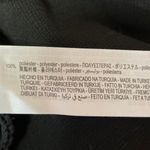 ZARA Black Ribbed Knit Stretch Square Neck Long Sleeve Pullover Crop Top Size M Photo 3