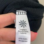 Athleta  Recharge Sweatshirt Mini Long Sleeve Dress Black Photo 4