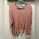 Umgee  Scoop Neck Long Sleeve Tunic Top Photo 2