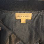 Cloth & Stone  Women's Chambray Bomber Jacket‎ Lightweight Size L Photo 2