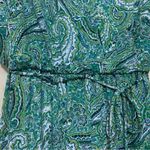 London Times  Green & Blue Paisley Print Size 16 Romper.             2084 Photo 2