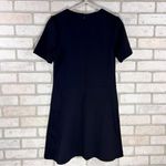 Vince Black Pique Ponte Fit and Flare Short Sleeve Dress Size 8 Photo 5