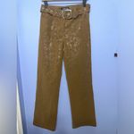 I am gia I. AM. GIA Natali Pant Chocolate Brown Vegan Leather Wide Leg NWOT Size S Photo 3