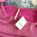 Free People  Pink Ruched Tank Top Photo 2