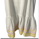Lisa‎ Marie Fernandez x Target Women's Dress Boho Spanish Ric Rac Trim Large White Photo 3