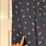 William B GUC  maxi slit navy floral skirt Photo 3