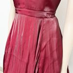 Torrid [] Red Liquid Look Taffeta Satin Fit & Flare Dress Pockets Sweetheart 14 Photo 8