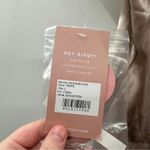 Birdy Grey ‎ Lisa Shiny Satin Cowl Neck Sleeveless Midi Dress in Taupe Sz L NEW Photo 8