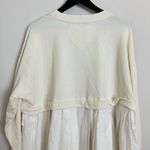 Free People  Eleanor Sweatshirt Dress in Grey Combo Size X-Small Photo 8