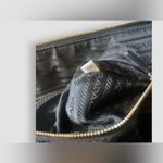 Prada Black Tessuto Nylon Vitello Leather Trim Top Handle Dome Bag Handbag EUC Photo 7