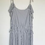 See By Chloe women’s ruffled striped jersey playsuit romper size US 6 small Photo 4