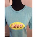 Kendall + Kylie New NWT  Blue 1997 Crop Tee Short Sleeve Medium Photo 3