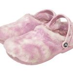 Crocs  WOMENS Size 9 CLASSIC FUR SURE PINK CLOGS Slip On Photo 0
