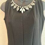 Haani Womens Black Rhinestone Round Neck Sleeveless Dress Size PS Photo 3