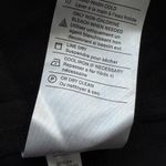 Vince  Silk Slit Back Shirtdress In Black Size Small Photo 7