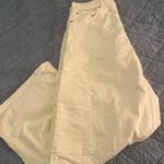 Levi’s White High Waisted Wide Leg Crop Cargo Jeans Womens 28 Photo 0