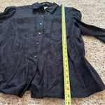 Talbots Irish Linen Button Shirt Blouse Women Size 16 minimalist natural basic Photo 4