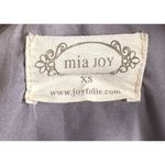 Joyfolie Mia Joy Tiered Boho Maxi Dress Flowy Vtg Inspired Hippie Gray Silver XS Photo 7