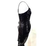 Lulus  Forever Your Girl Black Sequin Cocktail Bodycon Mini Dress NWT Size XS Photo 2