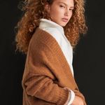 Mango Button Knit Cardigan, Tobacco color Photo 0
