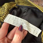 ZARA Yellow & Black Houndstooth Cropped Trousers XS Photo 5