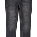 Democracy  Black Gray Mid Rise Skinny Jeans Women’s Size 10 Embroidered Stretch Photo 0