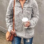 💕THREAD & SUPPLY💕 Lazy Sunday Pullover Charcoal Gray Size XS Photo 4