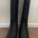 Women’s Size 8 Black Cowboy Style Boots Photo 1