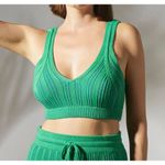 RUE STIIC Mabel Knit Bra Top Sz Small Green Photo 0