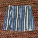 Wild Fable VERTICAL STRIPE DENIM STRETCH MINI SKIRT Photo 3