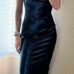 Satin Midi Dress Multiple Photo 4