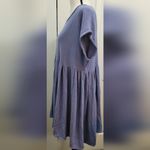 Urban Outfitters Kylie Dusty Blue Baby Doll Dress Sz S Soft Cotton/Rayon Photo 1