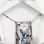 Cami NYC The Racer Charmeuse Snake Tank Top Silk XS Photo 2