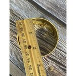 Coach PERFECT SIGNATURE LEGACY BANGLE BRACELET, GOLD PLATED MULTICOLOR STRIPES Photo 7