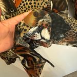 Vintage Milano Tiger, Lion & Leopard Shirt Size Large Multi Photo 8