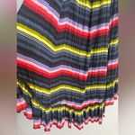 Free People  multicolor high low flowy skirt size Large Photo 2