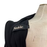 Nookie  Charlize Mini Dress Long Sleeve Ruched Mock Neck Cut Out black Size Large Photo 11