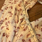 frame denim  100% silk floral blouson blouse size small Photo 8